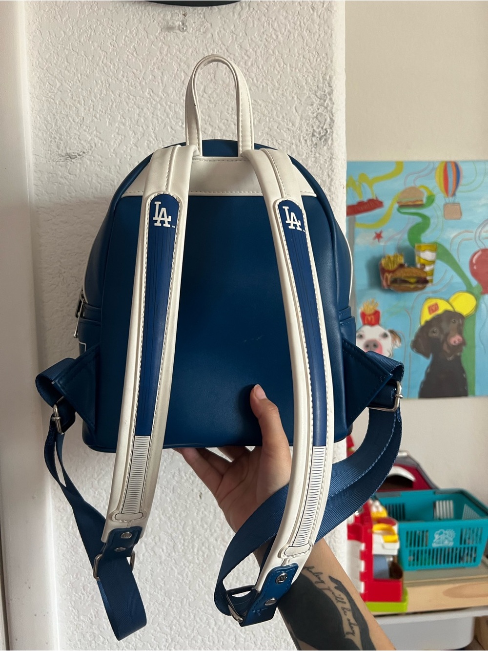 LA dodgers loungefly backpack - Picture 7 of 7